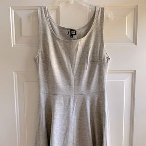 Grey skater dress